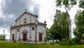 Church of Sv Vida Modesta i Kresencije panoramic view at Gracisce Royalty Free Stock Photo