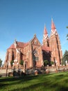 Church in Sveksna, Lithuania Royalty Free Stock Photo