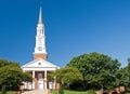 Church with tall steeple Royalty Free Stock Photo