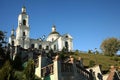 Church temple on hill