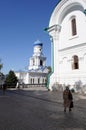 Church on the territory of the Svyatogorsk Lavra Royalty Free Stock Photo