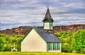 Church in Thingvellir National Park - Iceland Royalty Free Stock Photo