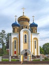 Church of the Three Saints in the city of Sovetsk. Kaliningrad region Royalty Free Stock Photo