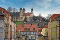 Church with three towers in Regensburg