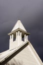 Church before a thunderstorm Royalty Free Stock Photo