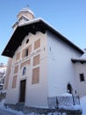 Church in Tignes, France Royalty Free Stock Photo