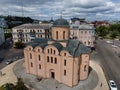 Church of the Tithes by day. Aerial. Kyiv. Ukraine