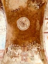 The fading Christian ceiling of St. Nicholas Church in Myra Demre/Kale