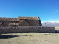 Church at Tomarapi village at Sajama national park in Bolivia, South America. Royalty Free Stock Photo