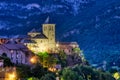 The church of Torla in the Spanish Pyrenees