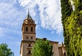 Church tower in Alhambra Palace complex Royalty Free Stock Photo