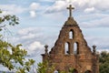 Church tower in Barichara Colombia Royalty Free Stock Photo