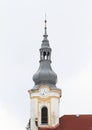 Church tower with belfry