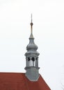 Church tower with belfry