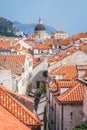 Church tower dome in Dubrovnik Old Town