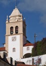 Tower of the old town church in Leiria, Centro - Portugal Royalty Free Stock Photo