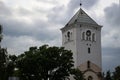 Church tower in Jelgava city, Latvia