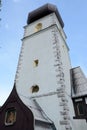 Church tower in Karpacz, Poland Royalty Free Stock Photo