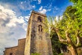 Church tower in Montecatini Alto