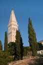 Church tower of St. Euphemia Church Royalty Free Stock Photo