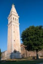 Church tower of St. Euphemia Church Royalty Free Stock Photo