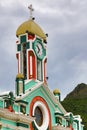 Church tower in Vilcabamba Ecuador