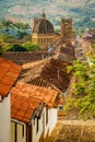 The Church in Town of Barichara, Colombia Royalty Free Stock Photo