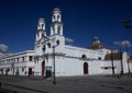 A church in the town of Latacunga