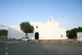 Church in the town of Santa Agnes de Sa Corona on the island of Ibiza.