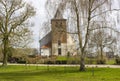 Church in traditional Dutch village Ooij, Netherlands