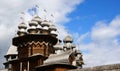 Church of the Transfiguration in Kizhi with its wooden domes