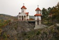 Church of the Transfiguration in Prolom Banja. Serbia Royalty Free Stock Photo