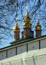 Church and tree in sunny day. Royalty Free Stock Photo