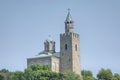 the church of Tsarevets in Bulgaria. The town of Veliko Tarnovo. The old castle. Royalty Free Stock Photo