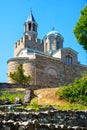 Church in Tsarevets castle. city of Veliko Tarnovo. Bulgaria. Royalty Free Stock Photo