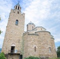 The church of Tsarevets castle stronghold in Veliko Tarnovo, Bulgaria. Royalty Free Stock Photo