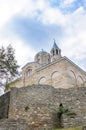 The church of Tsarevets castle stronghold in Veliko Tarnovo, Bulgaria. Royalty Free Stock Photo