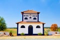 Church from Typical Country Estate, Alentejo White House, Travel Portugal Royalty Free Stock Photo