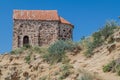 Church at Udabno cave monastery at Davit Gareja monastic complex in Georg Royalty Free Stock Photo