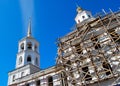 Church under construction Royalty Free Stock Photo