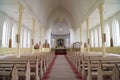 Church of Vaag, Faroe Islands, interior of church of Faroes, Denmark