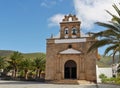 The church of Vega de Rio Palmas on Fuerteventura Royalty Free Stock Photo