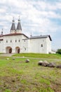 Church view in the Ferapontovo Monastery, Kirillov district, Vologda Region, Russia Royalty Free Stock Photo