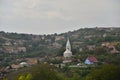 Church in the village center of Dezmir, Romania