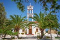 Church of the village of Kaliviani near Kissamos, Crete Greece Royalty Free Stock Photo