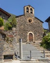 The church of the village of Llorts in Andorra Royalty Free Stock Photo