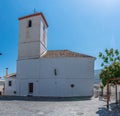 Church at village Pampaneira in Spain Royalty Free Stock Photo