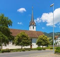 Church in the village of Seewen in the Swiss canton of Schwyz