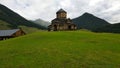 The church in the village of Shenakho in Caucasus mountains in Georgia