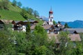 Church of the village in South Tyrol, Telves Racines, Trentino Alto Adige, Italy Royalty Free Stock Photo